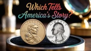 Gold Sacagawea Dollar vs. Bicentennial Quarter